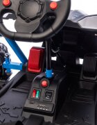 Nichiduta Masinuta electrica Sport Speed Blackcadru metalicacumulator 24V7Ahdoua motoarex200wlumini ledpornire la butonroti robuste cu rulmentunitate muzicala cu USBbluetooth