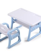 Nichiduta Masuta de studiu cu scaunel School Blue