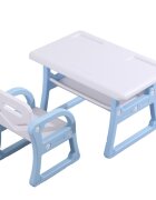 Nichiduta Masuta de studiu cu scaunel School Blue
