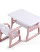 Nichiduta Masuta de studiu cu scaunel School Pink