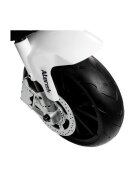 Nichiduta Motocicleta electrica pentru copii 12V 90W BMW 528 RR cu pornire la cheie roti eva si scaun de piele doua motoare puternice si cric pliabil