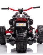 Nichiduta Motocicleta electrica pentru copii Spider Black 90W cu lumini pornire la buton sunete lumini si mufa Usb