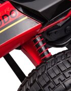 Nichiduta Motocicleta electrica pentru copii Spider Red 90W cu lumini pornire la buton sunete lumini si mufa Usb