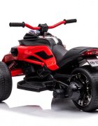Nichiduta Motocicleta electrica pentru copii Spider Red cu roti EVAacumulator 12V lumini LEDpornire la butonsezut ergonomicmanere antiderapantedisplay cu afisaj bateriegreutate admisa 30 kg