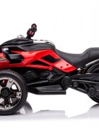 Nichiduta Motocicleta electrica pentru copii Spider Red cu roti EVAacumulator 12V lumini LEDpornire la butonsezut ergonomicmanere antiderapantedisplay cu afisaj bateriegreutate admisa 30 kg