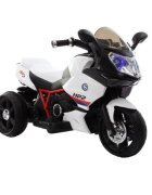 Nichiduta Motocicleta electrica pentru copii Sport HP2 70W White cu unitate audio Mp3 si lumini led portbagaj si roti rezistente