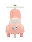 Nichiduta Motocicleta RideON fara pedale pentru copii BabyRide Pink cu far lumina LED muzica sezut ergonomic cu spatiu depozitare sistem de siguranta antirasturnare
