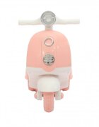 Nichiduta Motocicleta RideON fara pedale pentru copii BabyRide Pink cu far lumina LED muzica sezut ergonomic cu spatiu depozitare sistem de siguranta antirasturnare