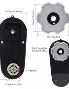 Nichiduta Motoreductor roata 12V RS390 16000 RPM