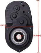 Nichiduta Motoreductor roata RS555 12V 20000 RPM