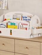 Nichiduta Organizator pentru carti Happy Car White