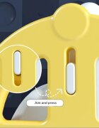 Nichiduta Organizator pentru carti Happy Car Yellow