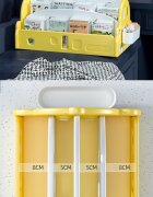 Nichiduta Organizator pentru carti Happy Car Yellow