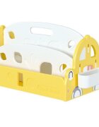 Nichiduta Organizator pentru carti Happy Car Yellow