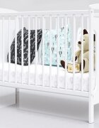Nichiduta Patut din lemn pentru copii Anya Whie cu somiera reglabila pe 3 inaltimi distincte dimensiune exterioara 125 x 65 cm