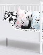 Nichiduta Patut din lemn pentru copii Dominic White design modern cu somiera reglabila pe 3 inaltimi distincte dimensiunea exterioara 125 x 65 cm