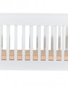 Nichiduta Patut din lemn pentru copii Sweet Dreams II cu somiera reglabila pe 3 inaltimi distincte tratat cu vopsele si lacuri ecologice pe baza de apa + Saltea cocos 12 cm