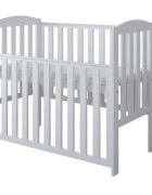 Nichiduta Patut din lemn Tobi White 100x50 cm cu laterala culisantamargine din silicon pentru protectie dintisoridesign modernmargini rotunjite3 nivele de reglare somiera vopsele si materiale sigure