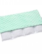 Nichiduta Pernuta anticolici umpluta cu samburi de cirese Minky Green 20x60 cm