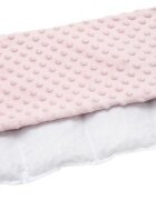 Nichiduta Pernuta anticolici umpluta cu samburi de cirese Minky Pink 20x60 cm