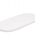Nichiduta Saltea pentru landou cu husa detasabila din bumbac si fermoar 78x30x2 cm Dreamillo Alb