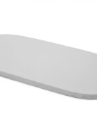 Nichiduta Saltea pentru landou cu husa detasabila din bumbac si fermoar 78x30x2 cm Dreamillo Gri