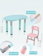Nichiduta Set masuta si scaunel cu inaltime reglabila Study Pink