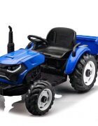 Nichiduta Tractor cu remorca Speed Track Blueacumulator 24V8Ah2 motoare x 200wroti EVAscaun din pielefaruri cu lumini ledsezut spatiostelecomanda 2.4Gdesign realistic