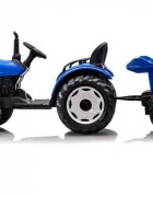 Nichiduta Tractor cu remorca Speed Track Blueacumulator 24V8Ah2 motoare x 200wroti EVAscaun din pielefaruri cu lumini ledsezut spatiostelecomanda 2.4Gdesign realistic