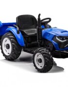 Nichiduta Tractor cu remorca Speed Track Blueacumulator 24V8Ah2 motoare x 200wroti EVAscaun din pielefaruri cu lumini ledsezut spatiostelecomanda 2.4Gdesign realistic
