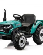 Nichiduta Tractor cu remorca Speed Track Greenacumulator 24V8Ah2 motoare x 200wroti EVAscaun din pielefaruri cu lumini ledsezut spatiostelecomanda 2.4Gdesign realistic