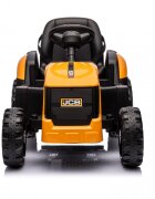 Nichiduta Tractor electric pentru copii JCB Yellow 70W cu telecomanda 2.4G si licenta suspensii si slow start