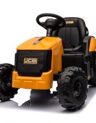 Nichiduta Tractor electric pentru copii JCB Yellow 70W cu telecomanda 2.4G si licenta suspensii si slow start