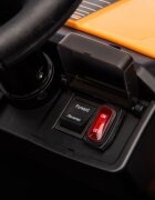 Nichiduta Tractor electric pentru copii JCB Yellow 70W cu telecomanda 2.4G si licenta suspensii si slow start