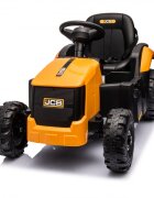 Nichiduta Tractor electric pentru copii JCB Yellow 70W cu telecomanda 2.4G si licenta suspensii si slow start