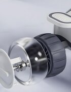 Nichiduta Trotineta multifunctionala 4 in 1 pentru copii Khaki pliabila roti pivotante 360 lumini si muzica sezut rabatabil ghidon reglabil pe inaltime maner parinte reglabil pliere rapida