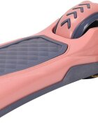 Nichiduta Trotineta pentru copii pink pliabila cu ghidon reglabil manerele ergonomice muzica roti silentioase din PU cu lumini LED dimensiune 29 x 59 x 81 cm