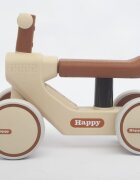 Nichiduta Vehicul fara pedale Ride-On pentru copii Happy Rider Beige cu sunete si lumini dimensiune 57 x 23 x 42cm inaltime pana la sezut 28 cm roti silentioase din spuma Eva