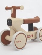 Nichiduta Vehicul fara pedale Ride-On pentru copii Happy Rider Beige cu sunete si lumini dimensiune 57 x 23 x 42cm inaltime pana la sezut 28 cm roti silentioase din spuma Eva