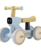 Nichiduta Vehicul fara pedale Ride-On pentru copii Happy Rider Blue cu sunete si lumini dimensiune 57 x 23 x 42cm inaltime pana la sezut 28 cm roti silentioase din spuma Eva