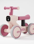 Nichiduta Vehicul fara pedale Ride-On pentru copii Happy Rider Pink cu sunete si lumini dimensiune 57 x 23 x 42cm inaltime pana la sezut 28 cm roti silentioase din spuma Eva