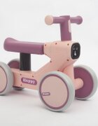 Nichiduta Vehicul fara pedale Ride-On pentru copii Happy Rider Pink cu sunete si lumini dimensiune 57 x 23 x 42cm inaltime pana la sezut 28 cm roti silentioase din spuma Eva