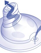 NIP Canuta Training Bottle Girl 150 ml PP 6+ luni