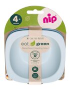 NIP Set 2 castroane pentru mancarea copiilor Eat Green 37065