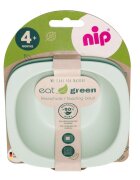 NIP Set 2 castroane pentru mancarea copiilor Eat Green 37065
