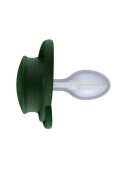 NIP Set 2 suzete My Butterfly cu tetina ortodontica din silicon forma simetrica din materiale naturale regenerabile fara BPA cutie de transport si sterilizare verde 0-6 luni