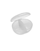 NIP Set 2 suzete My Butterfly cu tetina ortodontica din silicon forma simetrica din materiale naturale regenerabile fara BPA cutie de transport si sterilizare verde 5-18 luni
