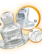 NIP Tetina ortodontica silicon pt lapte nr 1