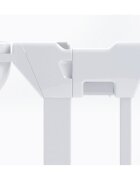NOMA Tarc de siguranta modular cu 3 panour metal alb N94054