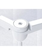 NOMA Tarc de siguranta modular cu 3 panour metal alb N94054